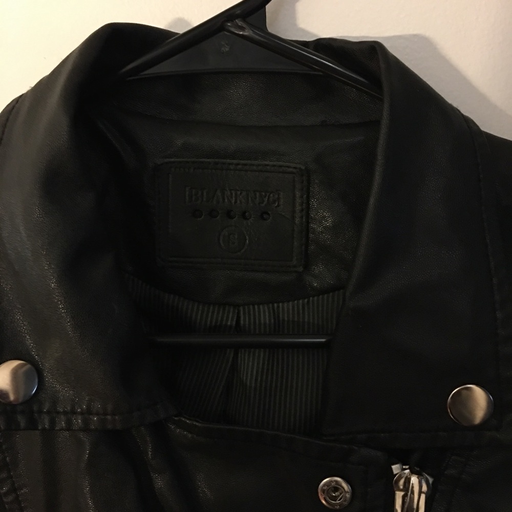 Black Moto Jacket - image 3